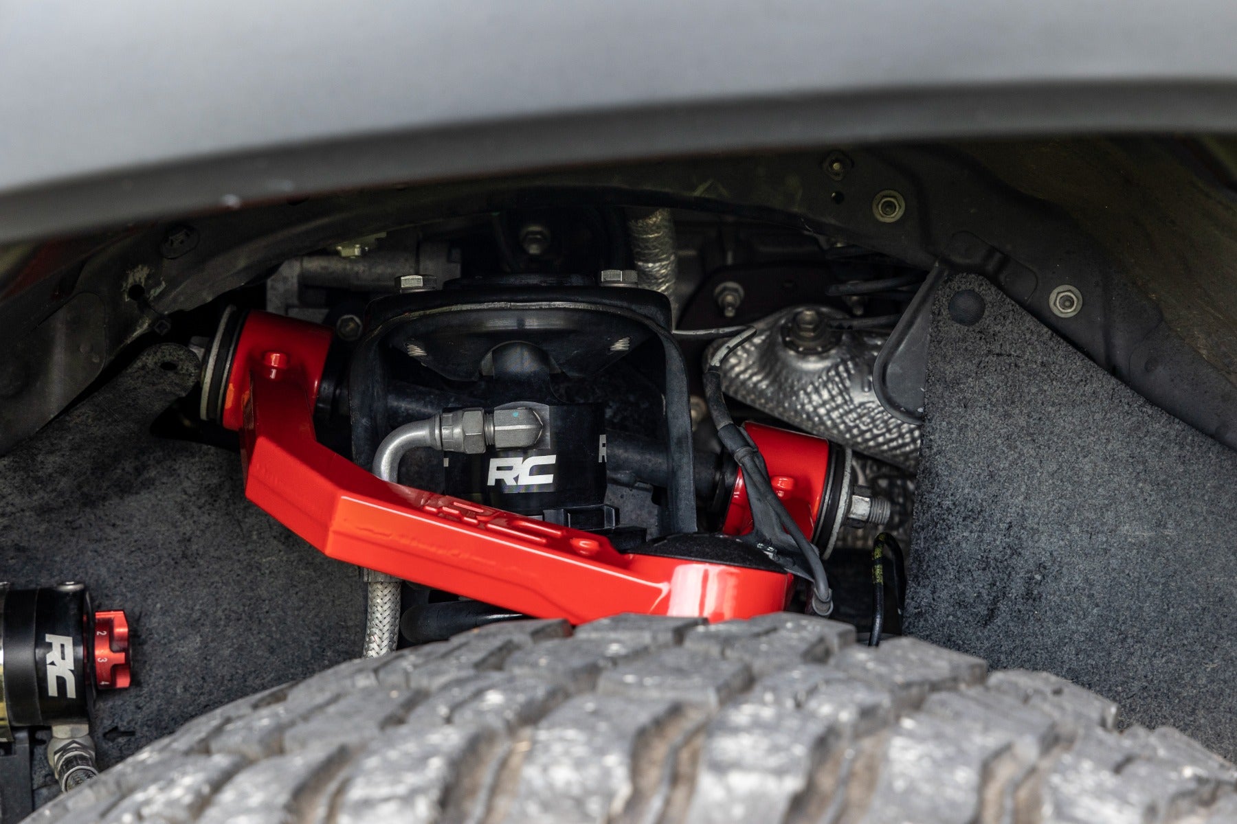 Red Forged Upper Control Arms 3.5 Inch Of Lift Toyota 4Runner (10-24)/Tacoma (05-23) Rough Country