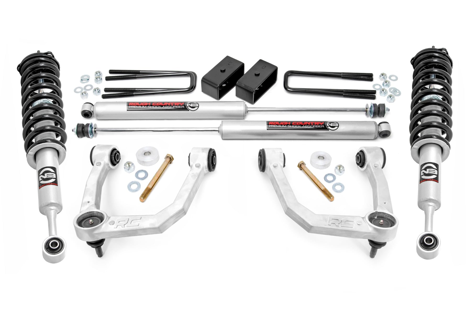 3.5 Inch Lift Kit UCA N3 Struts Toyota Tacoma 2WD/4WD (2005-2023) Rough Country