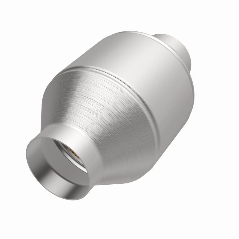 MagnaFlow Univ Cat Conv 2.5in Inlet/Outlet Center/Center Round 3in Body L x 5in W x 8.75in Overall L