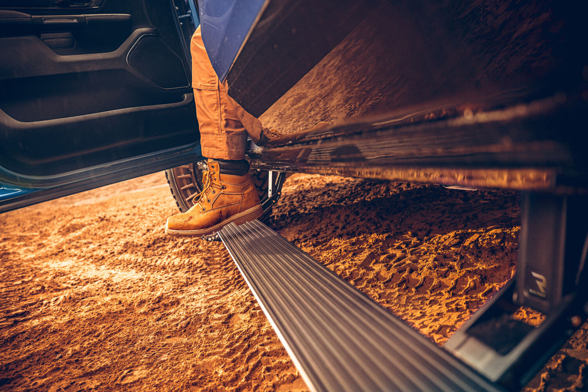 PowerStep Boards Plug N Play 25-26 Ram 1500 All Cabs Requires Air Tank Relocation Kit Diesel AMP Research
