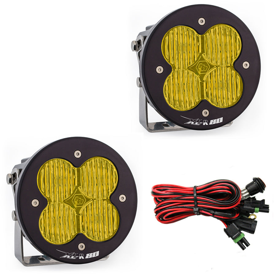 XL-R 80, Pair Wide Cornering, Amber