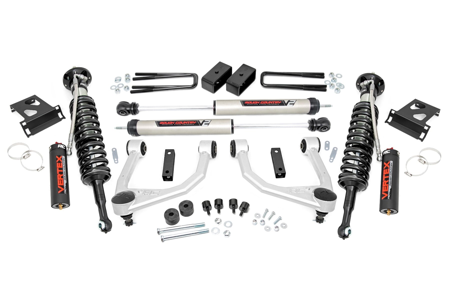 3.5 Inch Lift Kit Vertex/V2 Toyota Tundra 4WD (2007-2021) Rough Country