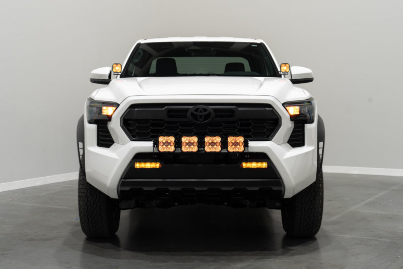 Diode Dynamics 2024 Toyota Tacoma SS5 Grille CrossLink Lightbar Kit - Sport White Combo