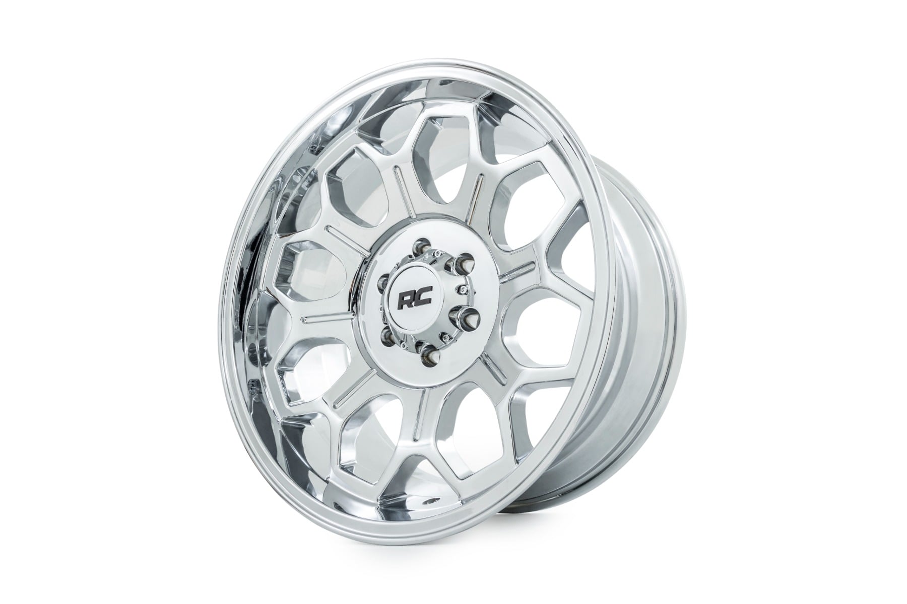 77 Series Wheel One-Piece Chrome 20x10 6x5.5 -25mm Rough Country