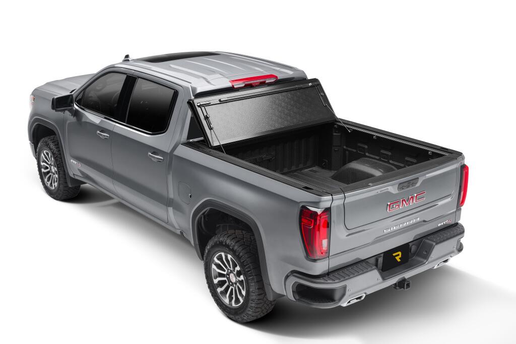 BAKFlip F1 Hard Folding Truck Bed Cover Rails Mounted Low Enough To Use Standard C Clamps 88-13 C/K Pickup/Silverado/Sierra 1500/1988-2014 2500 HD/3500 HD 6 Foot 6 Inch Bed BAK
