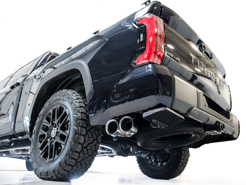 AWE Tuning 0FG Exhaust for 3rd Gen Toyota Tundra - Dual Chrome Silver Tips
