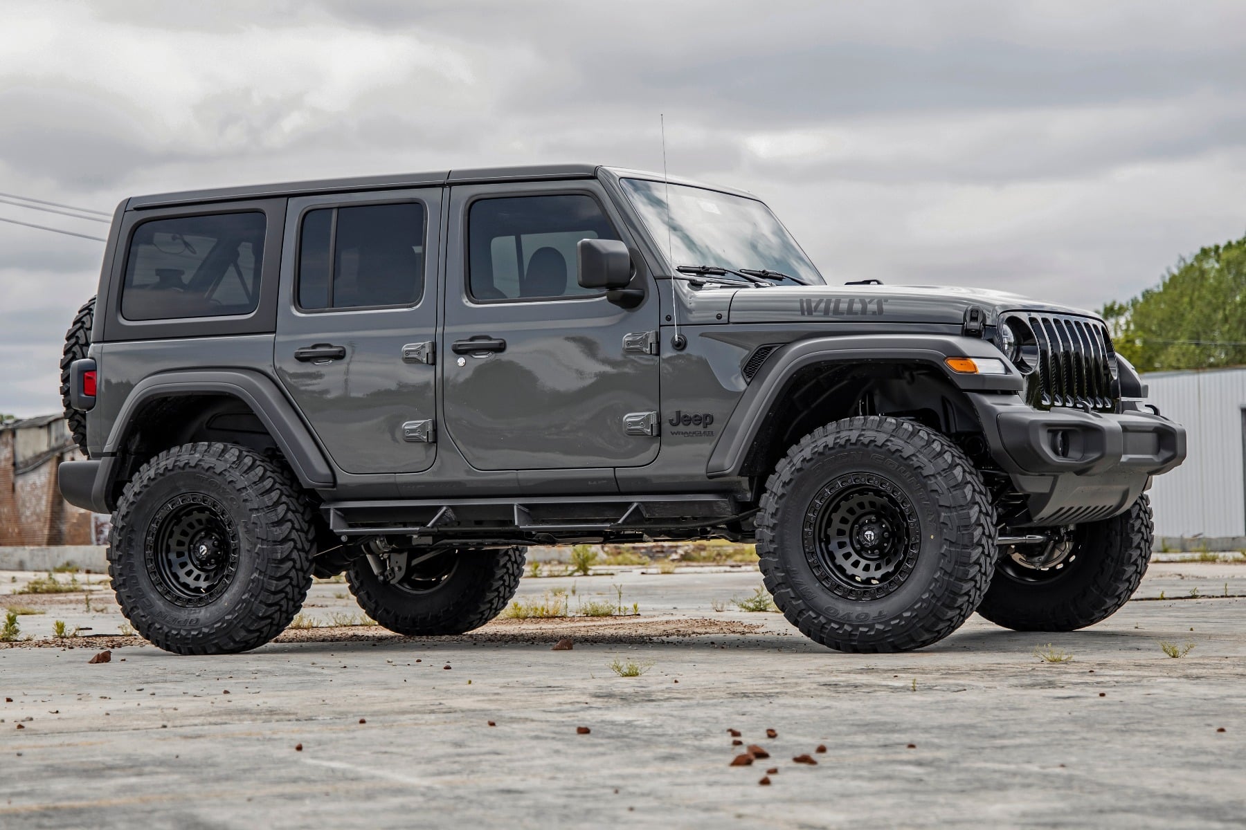 3.5 Inch Lift Kit C/A Drop 4-Door EcoDiesel Jeep Wrangler Unlimited (20-23) Rough Country