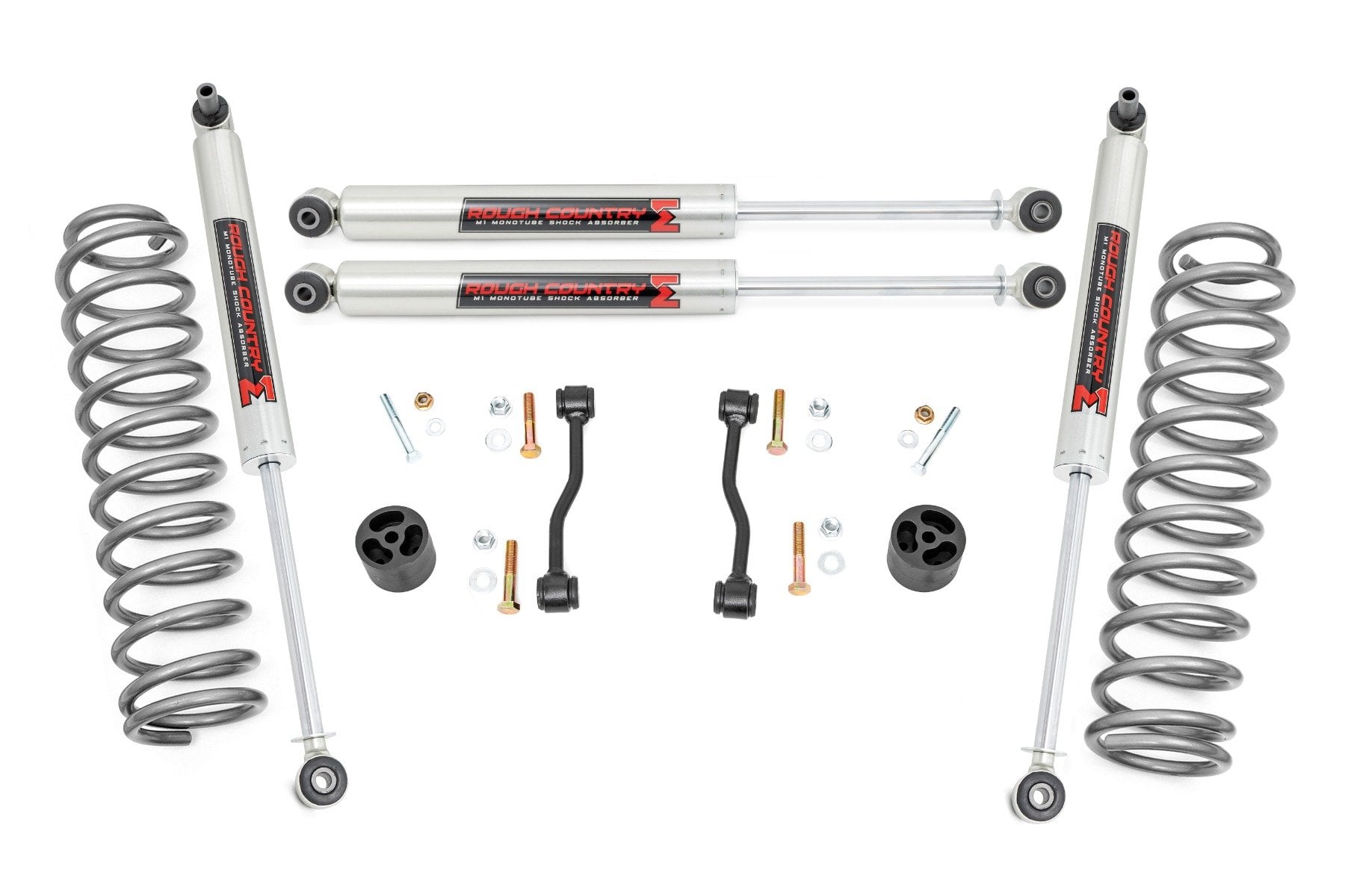 2.5 Inch Leveling Kits Springs M1 Jeep Gladiator JT 4WD (2024-2025) Rough Country