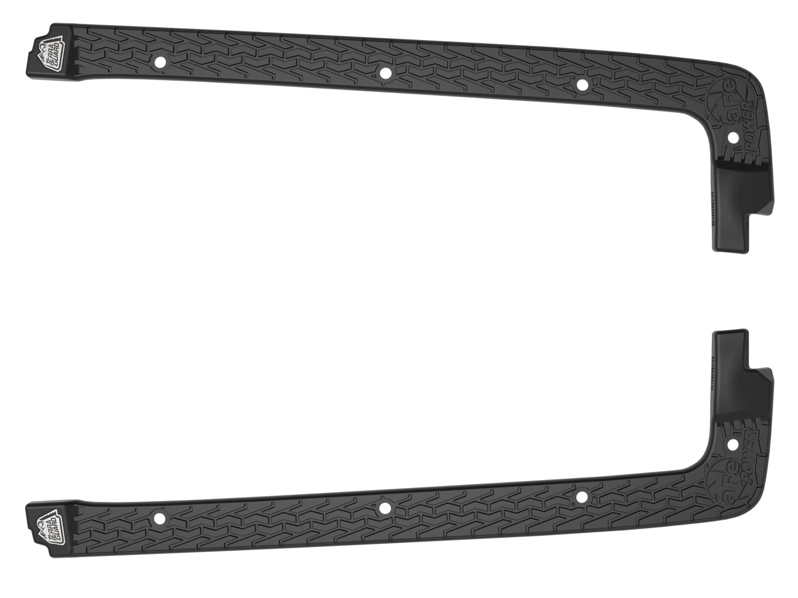 Terra Guard Tub Rail Covers Jeep Wrangler (Jl) 18-26 (4-Door Models w/ 3-Piece Hard-Top Only) aFe Power