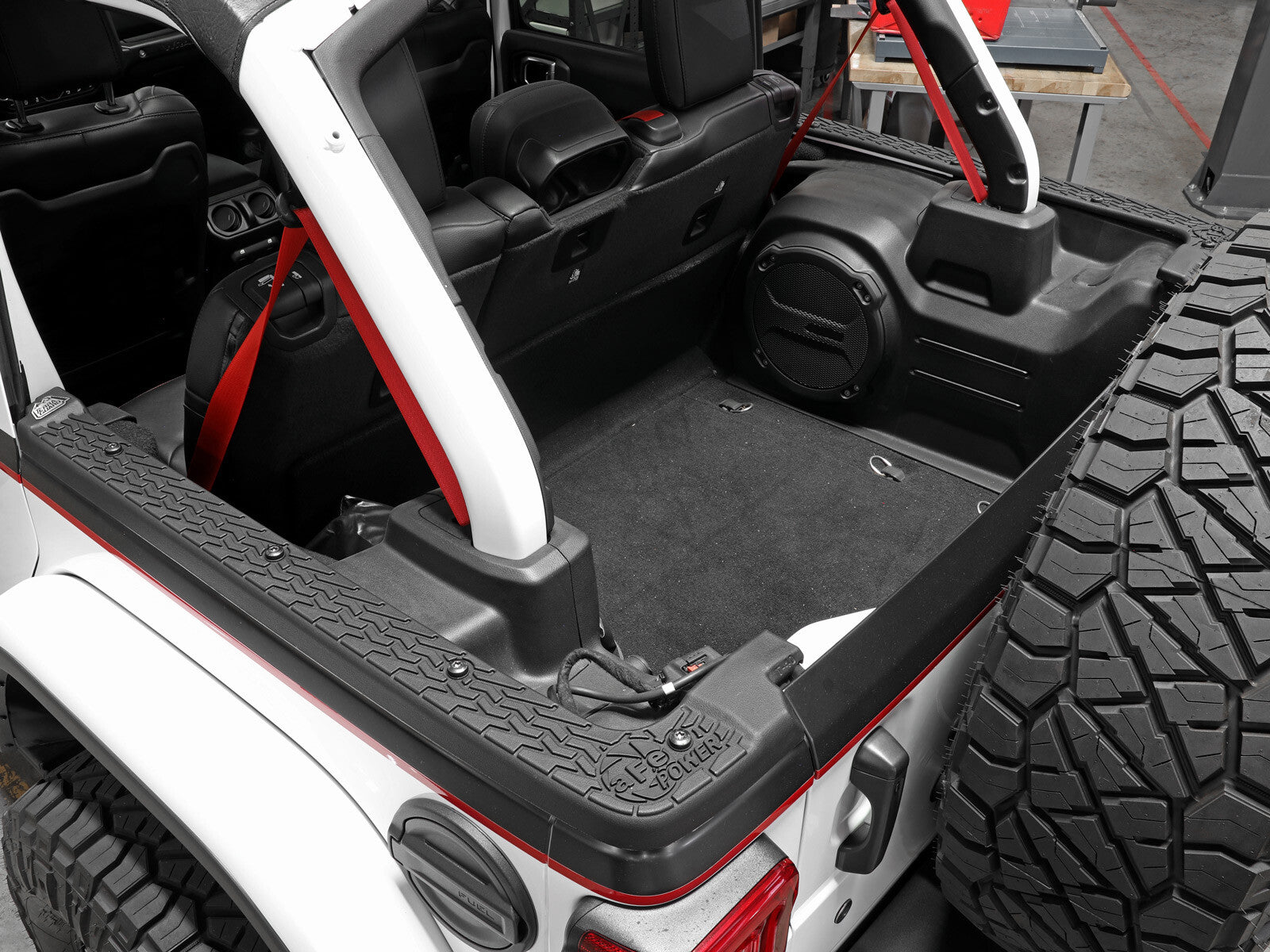 Terra Guard Tub Rail Covers Jeep Wrangler (Jl) 18-26 (4-Door Models w/ 3-Piece Hard-Top Only) aFe Power