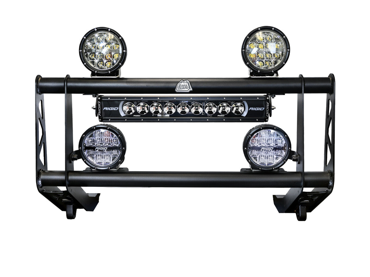 Terra Guard Bull Bar w/ Rigid Lights Toyota Land Cruiser (J250) 24-26 L4-2.4L (t) aFe Power