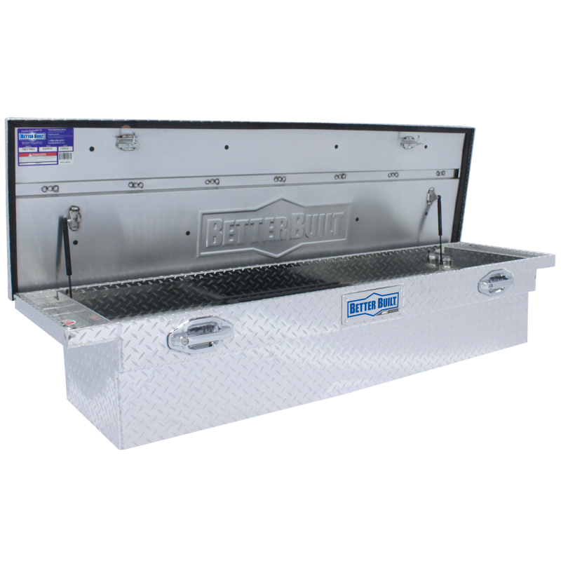 Better Built 69" Bright Aluminum Special Edition Crown Series Low Profile Crossover Tool Box Model 79011003