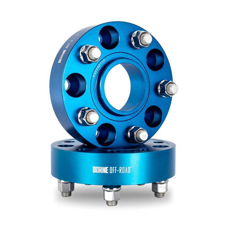 Mishimoto Wheel Spacers - 5x127 - 71.6 - 30mm - M14 - Blue