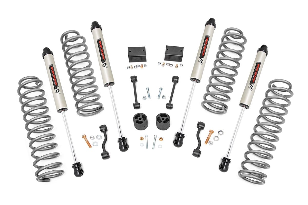 2.5 Inch Lift Kit Coils V2 Jeep Wrangler Unlimited Non-Rubicon 4WD (2024-2026) Rough Country