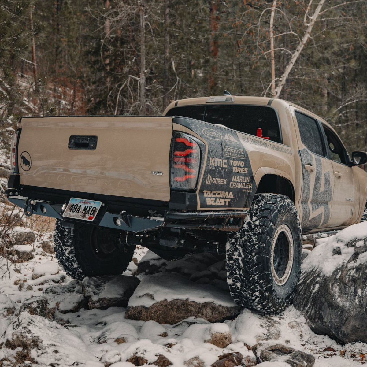 2016-2023 Toyota Tacoma Rock Runner High Clearance Rear Bumper