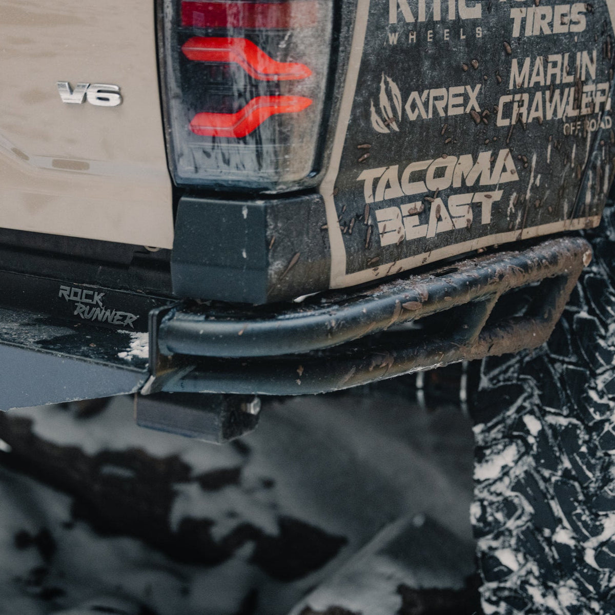 2016-2023 Toyota Tacoma Rock Runner High Clearance Rear Bumper
