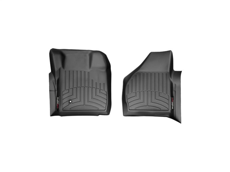 WeatherTech 08-10 Ford F250/F350/F450/F550 Super Duty Regular Cab Front FloorLiner - Black