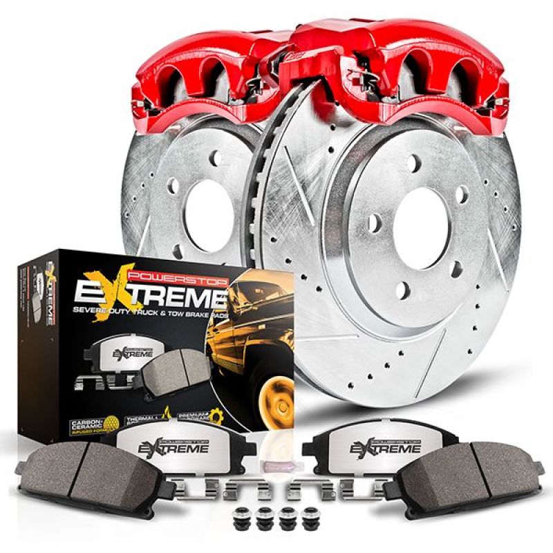 Power Stop 2016 Ford F-350 Super Duty Front Autospecialty Brake Kit w/Calipers