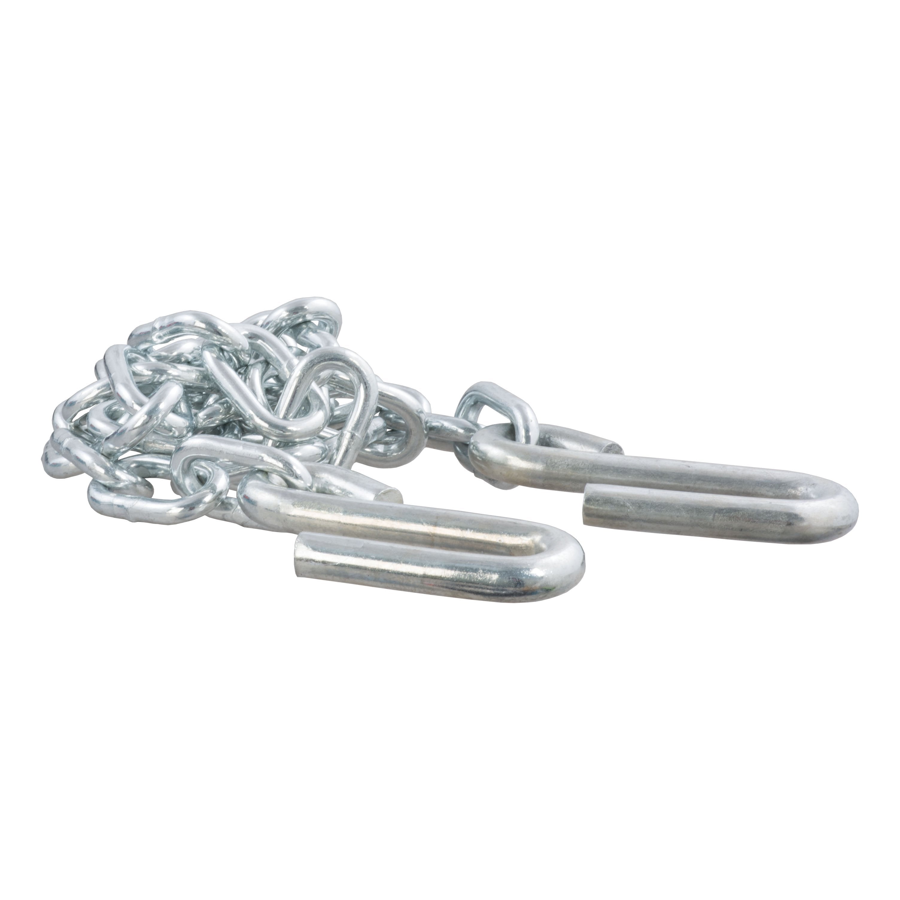 CURT 48-Inch Trailer Safety Chain with 7/16-In S-Hooks, 5,000 lbs Break Strength Model 80031