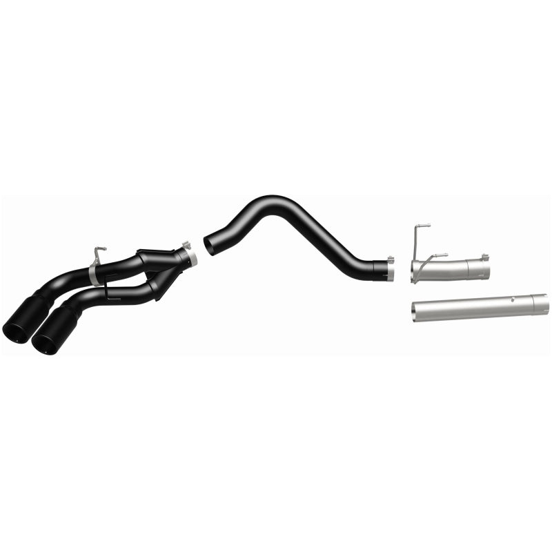 MagnaFlow 07-17 Dodge Ram 2500/3500 6.7L DPF-Back Black 4in Dual Single Passenger Side Rear Exit