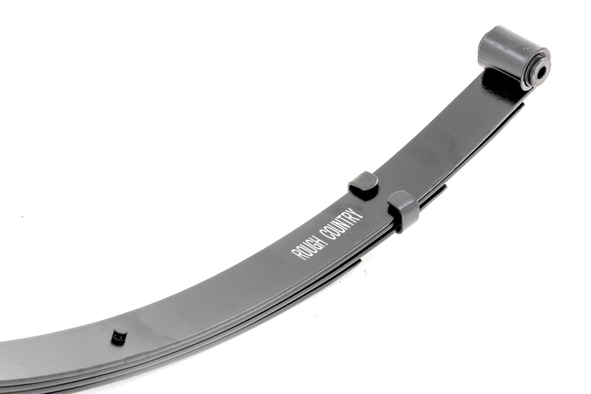 Front Leaf Springs 4 Inch Lift Pair Jeep Wrangler YJ 4WD (1987-1995) Rough Country