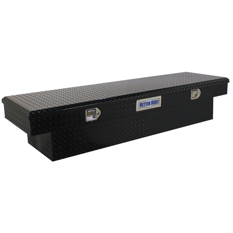 Better Built 69" Gloss Black Aluminum Crown Saddle Truck Tool Boxes Model 73210938