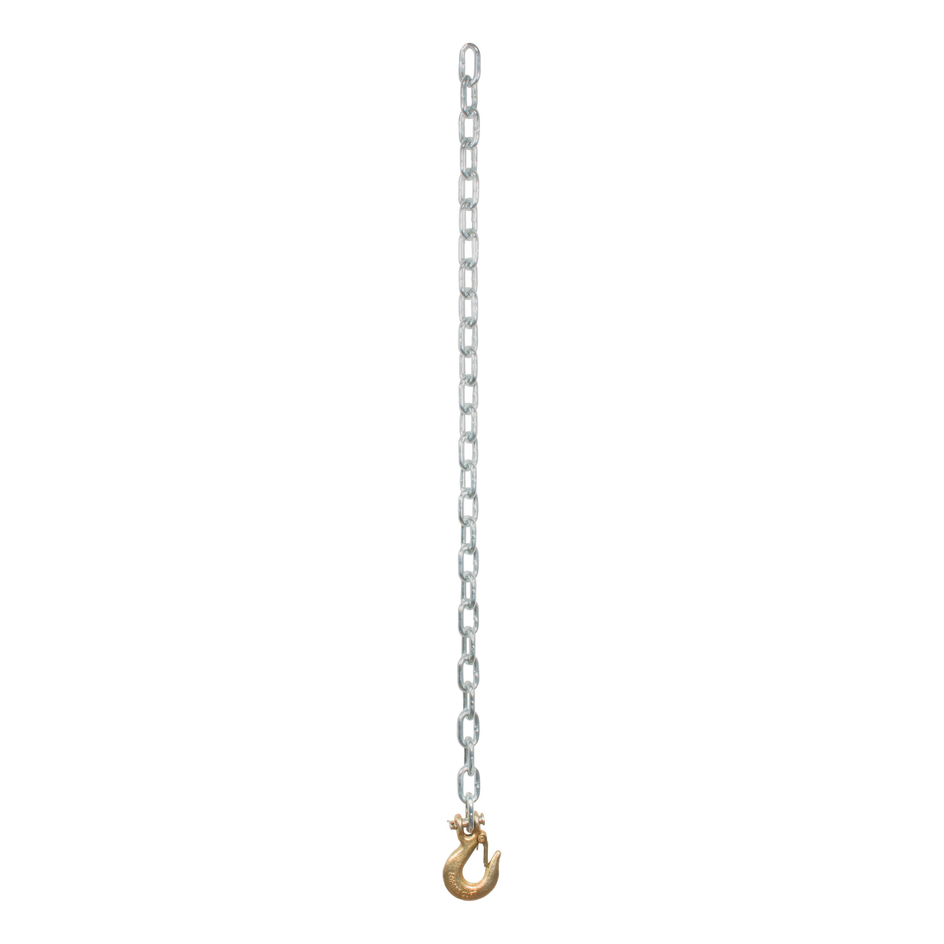 CURT 35-Inch Trailer Safety Chain with 1/4-In Clevis Snap Hook, 7,800 lbs Break Strength Model 80302