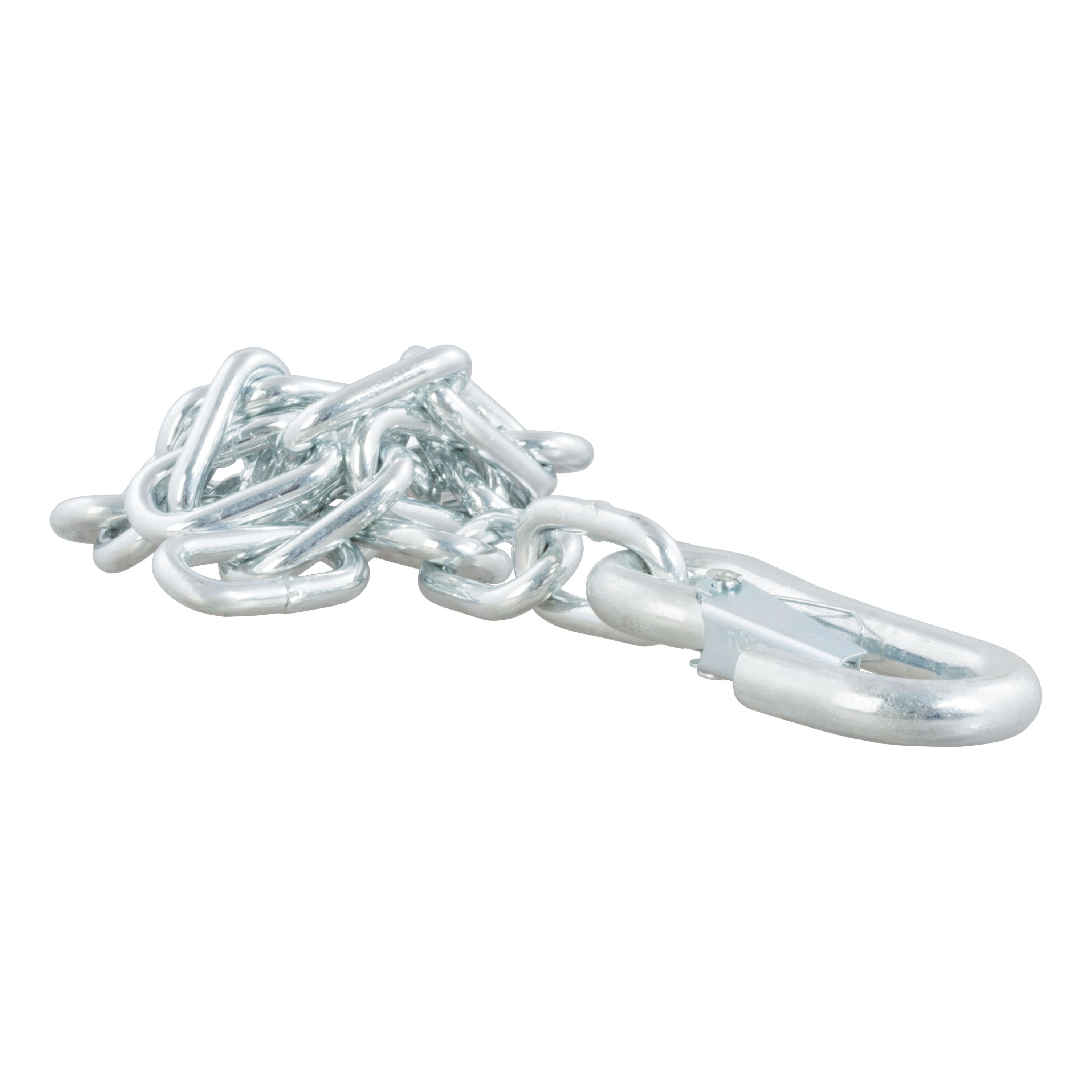 CURT 27-Inch Trailer Safety Chain with 7/16-In Snap Hook, 5,000 lbs Break Strength Model 80313