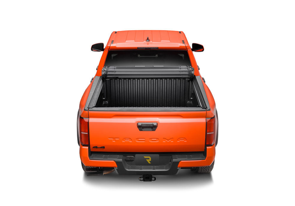 Revolver X4ts Hard Rolling Truck Bed Cover 2016-2023 Toyota Tacoma with Deck Rail System BAK