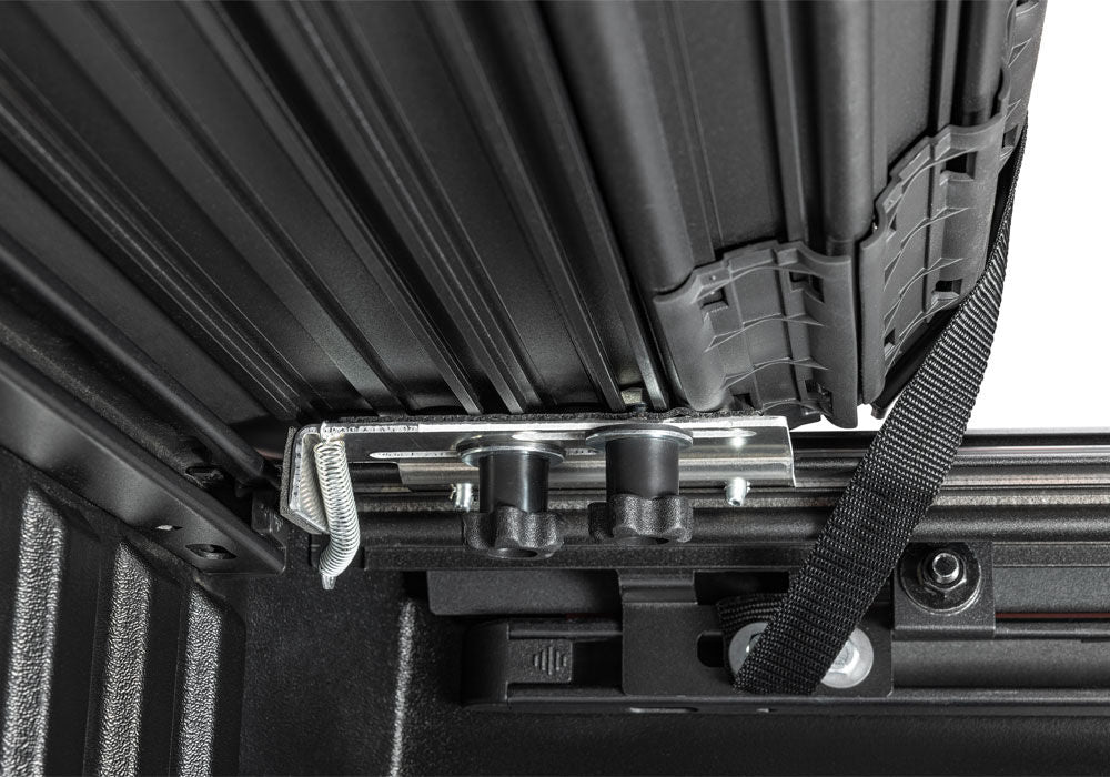 Revolver X4ts Hard Rolling Truck Bed Cover 2016-2023 Toyota Tacoma with Deck Rail System BAK