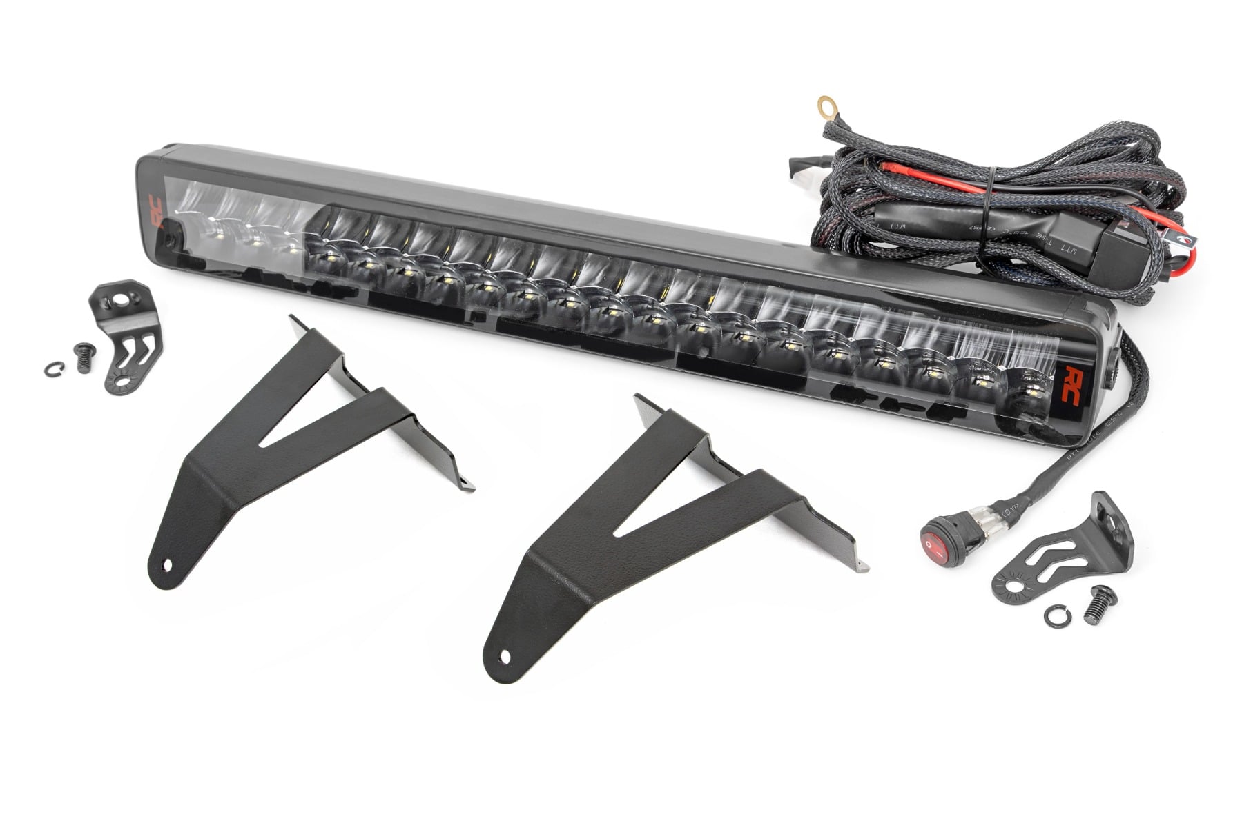 LED Light Kit Bumper Mount 20 Inch Spectrum Dual Row Ram 1500 (19-24) Rough Country