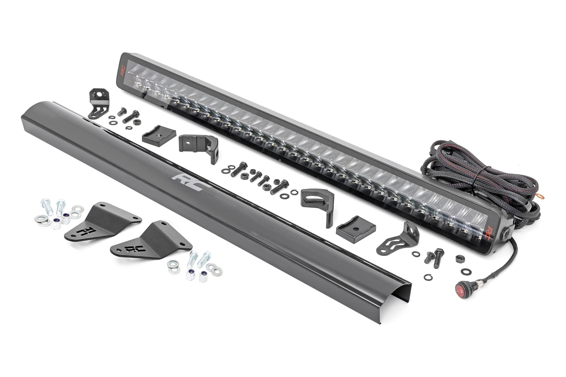 LED Light Kit Bumper Mount 30 Inch Spectrum Dual Row Toyota 4Runner (14-20) Rough Country
