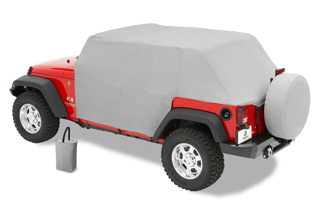All Weather Jeep Trail Cover For Jeep 2004-2006 Wrangler TJ Charcoal/Gray Bestop
