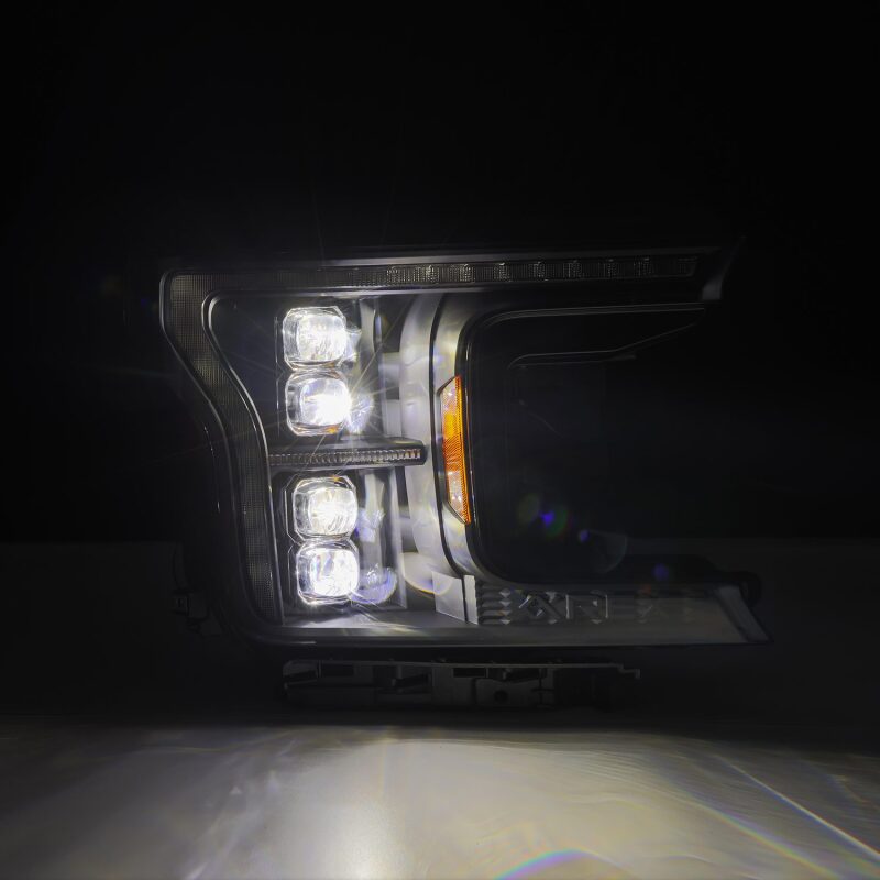 AlphaRex 18-20 Ford F-150 NOVA LED Proj Headlight Blk (14th Gen G2 Style)