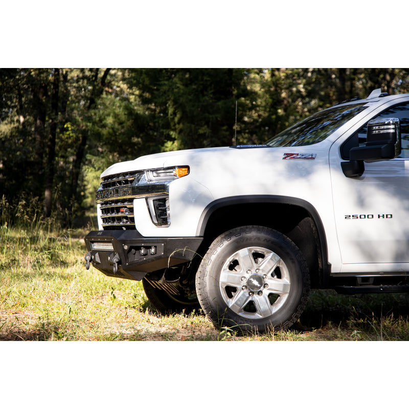 Bodyguard A2L Front Base - Sensor Cutouts Single Light Bar Cutout Bare Metal Model GAC20BYBNN
