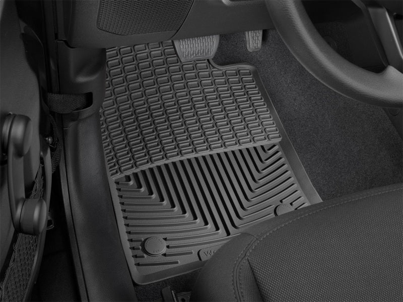 WeatherTech 2020+ Jeep Gladiator Front Rubber Mats - Black