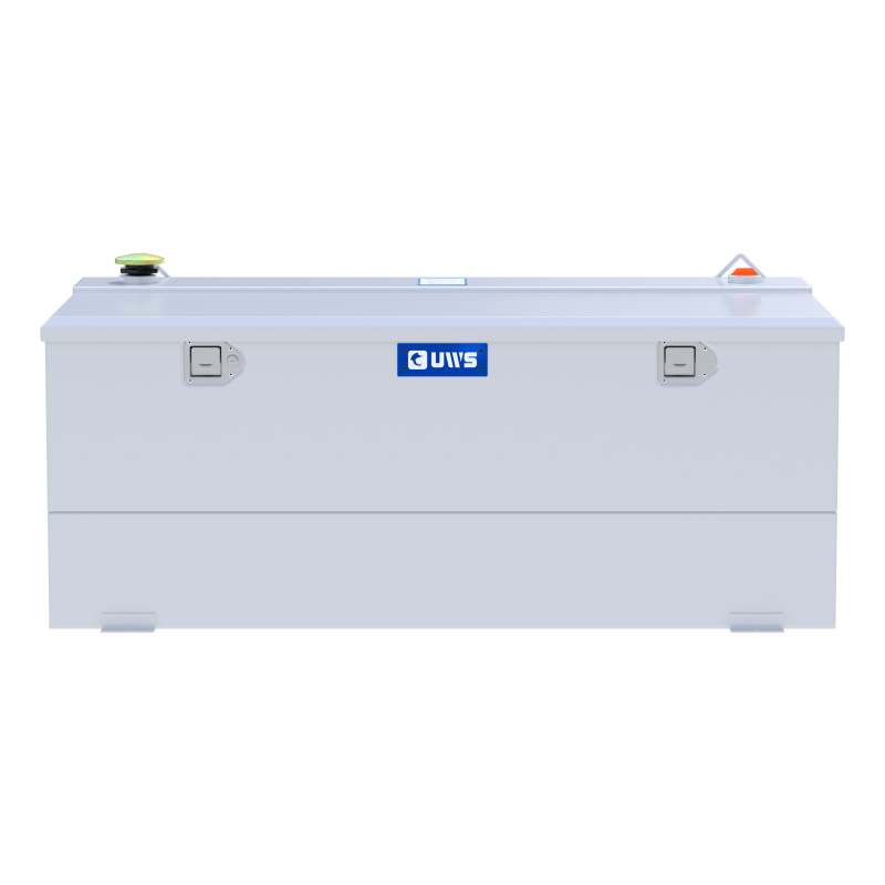 UWS White 100-Gallon Steel-Aluminum Combo Transfer Tank Model ST-100-COMBO-W
