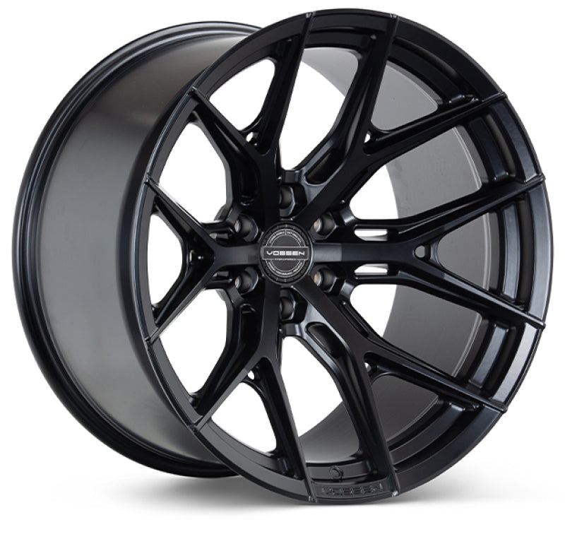 Vossen HF6-4 18x9 / 6x139.7 / ET0 / 106.1 / Super Deep - Satin Black Wheel