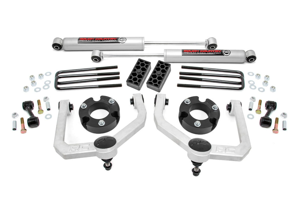 3 Inch Lift Kit N3 Shocks Nissan Titan 2WD/4WD (2004-2024) Rough Country