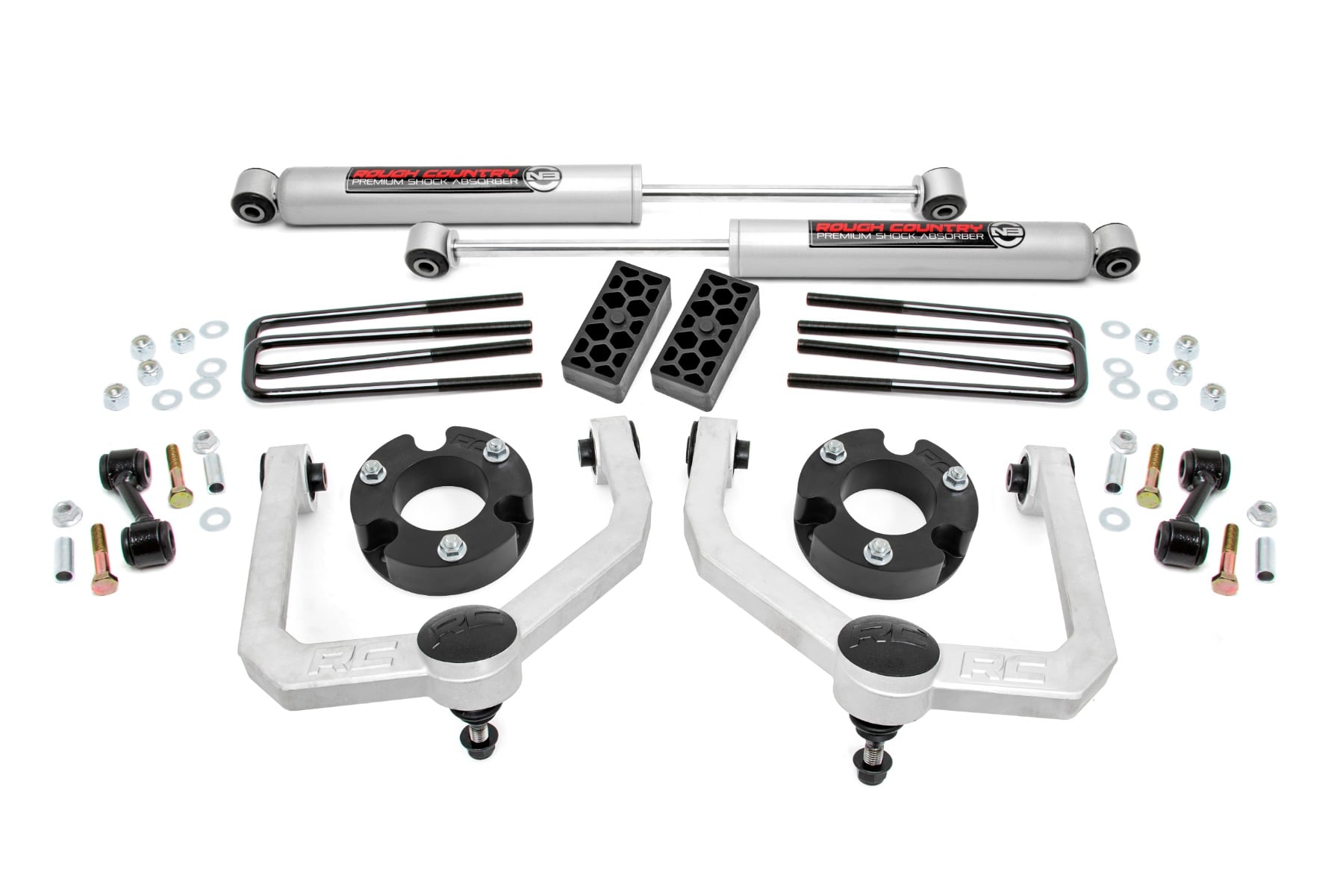 3 Inch Lift Kit N3 Shocks Nissan Titan 2WD/4WD (2004-2024) Rough Country
