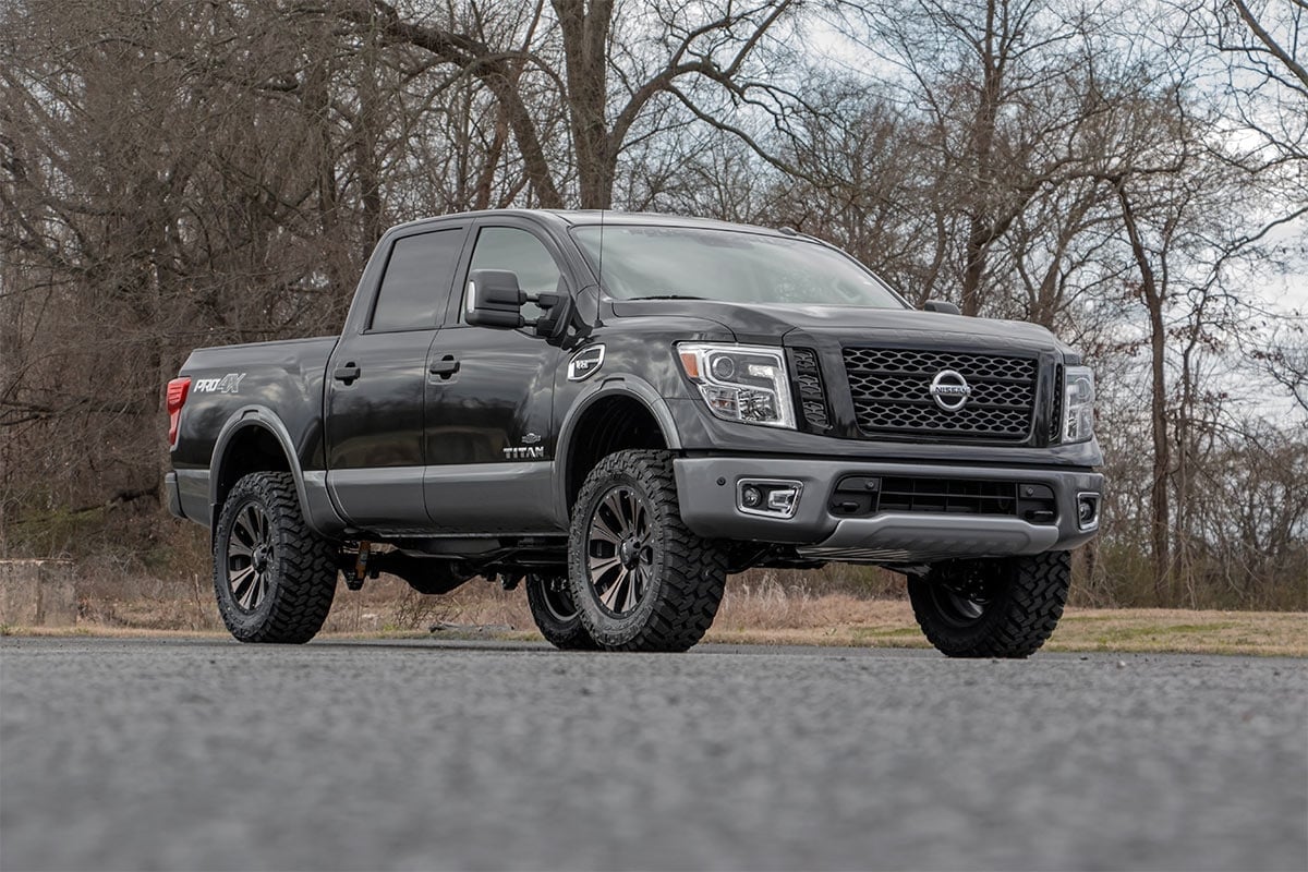 3 Inch Lift Kit N3 Struts & Shocks Nissan Titan 4WD (2017-2024) Rough Country