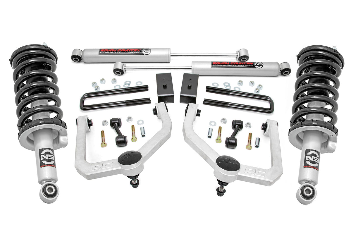 3 Inch Lift Kit N3 Struts & Shocks Nissan Titan 2WD/4WD (2004-2024) Rough Country