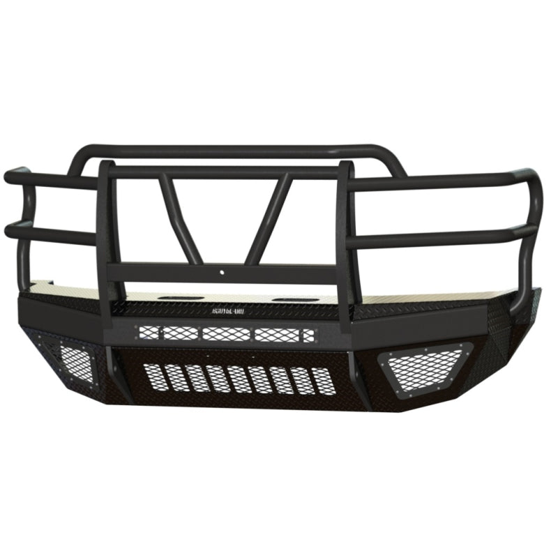 Bodyguard T2 Front Extreme - W/O Sensor Cutouts Factory Fog Cutouts Standard Skid Plate W/O Mesh Grille No Camera Harness Bare Metal *Fits Oem F450/550 Fender Trim* Model EEF17DNRBNN
