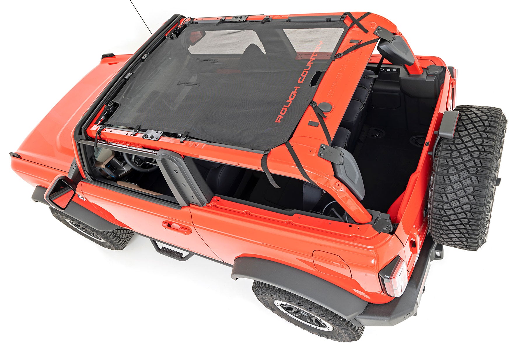 Mesh Bikini Top Plus Black Ford Bronco 4WD (2021-2025) Rough Country