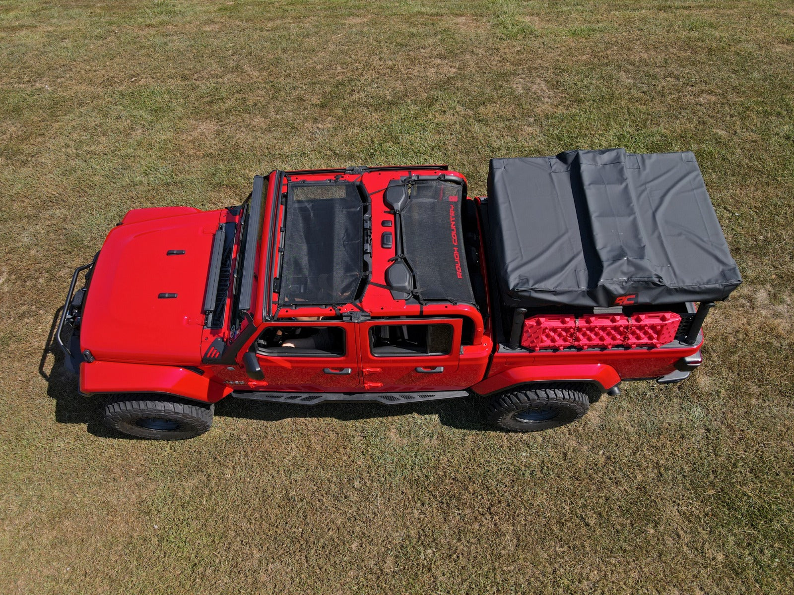 Mesh Bikini Top Plus Black Jeep Gladiator JT 4WD (2020-2024) Rough Country