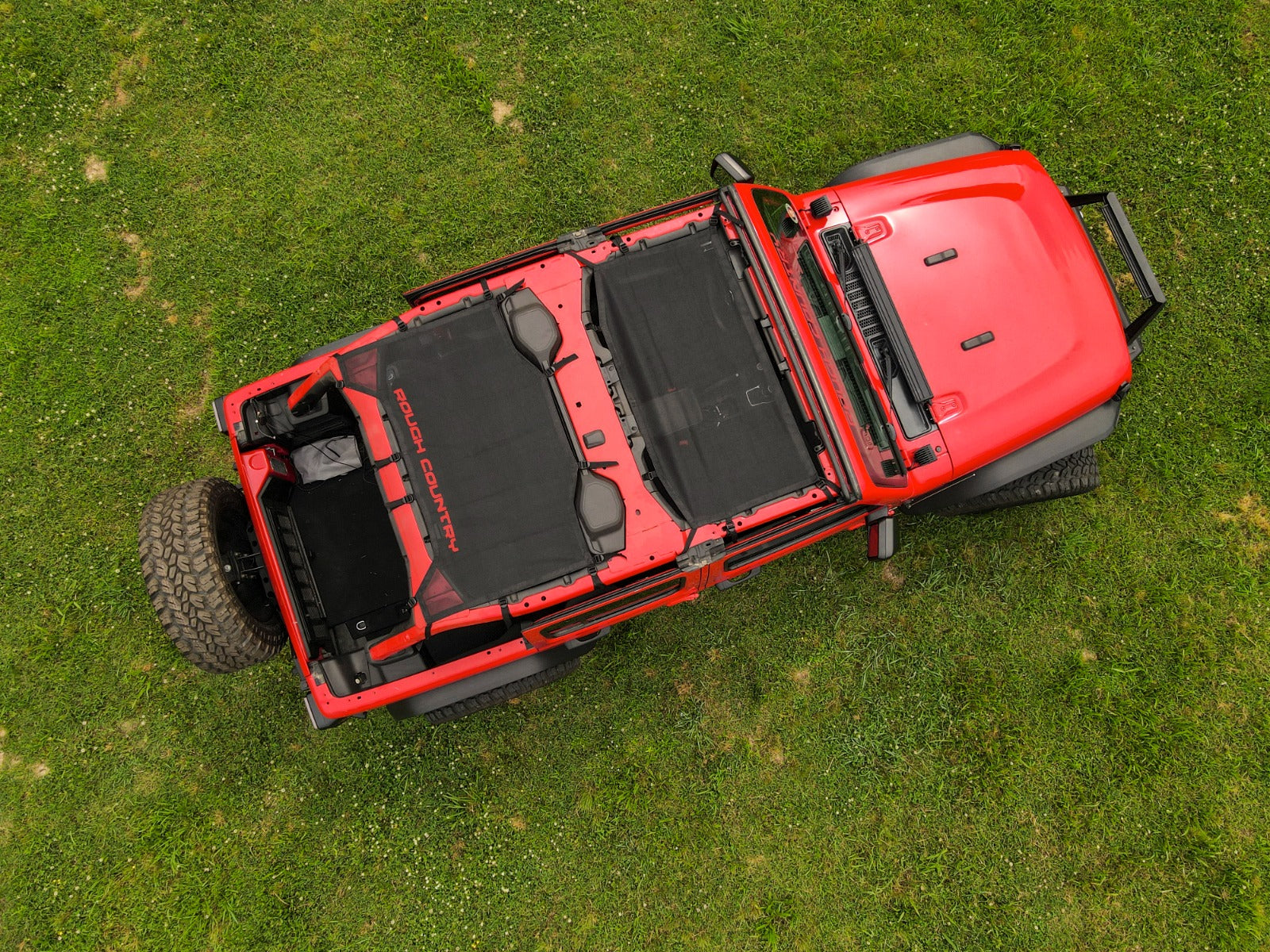 Mesh Bikini Top Plus Black Jeep Wrangler JL (21-23)/Wrangler Unlimited (18-23) Rough Country