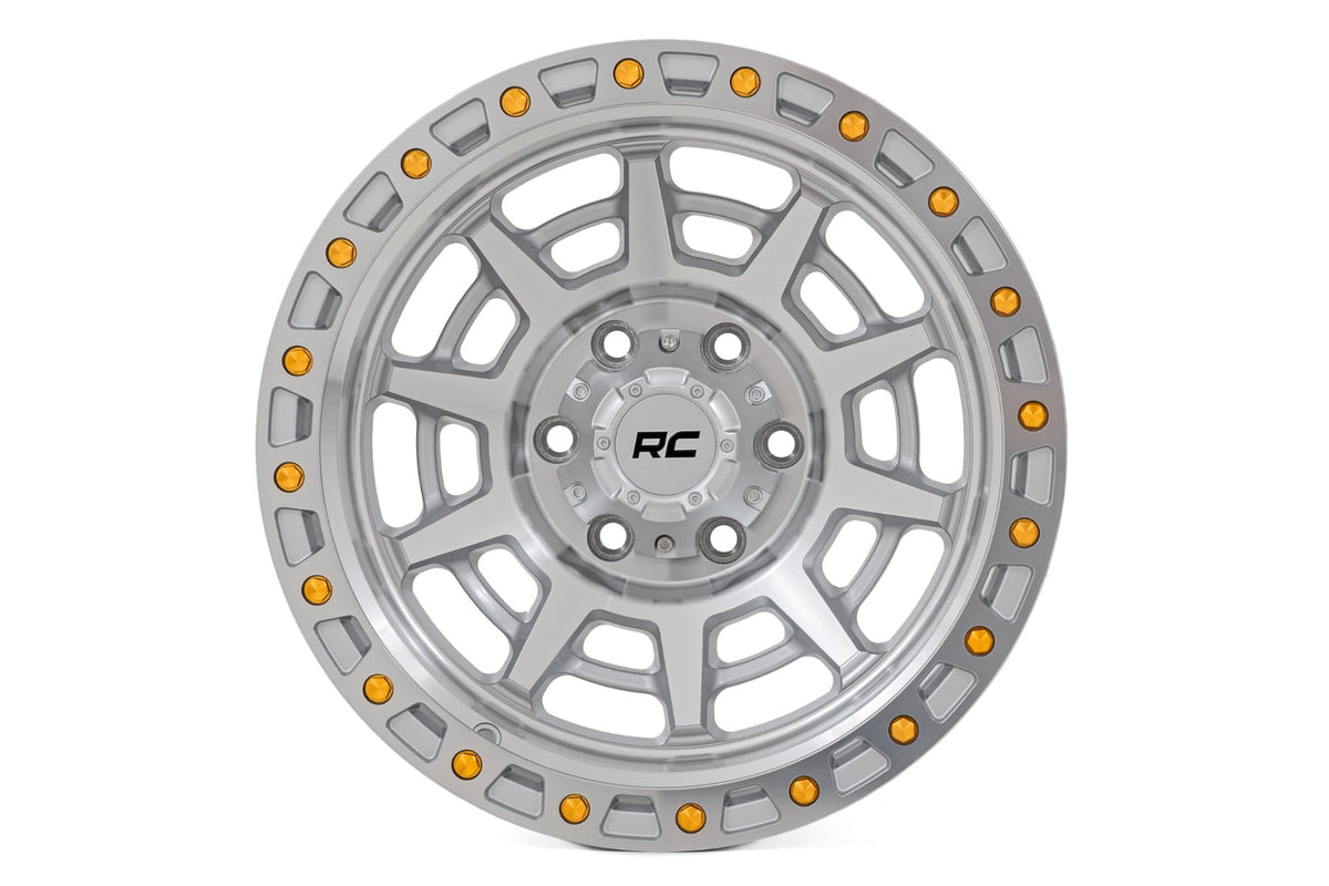 85 Series Wheel Simulated Beadlock Full Machine 17x9 5x4.5 -12mm Rough Country