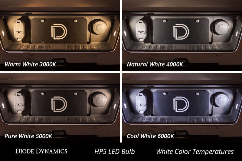 Diode Dynamics 194 LED Bulb HP3 LED Natural - White Short (Pair)