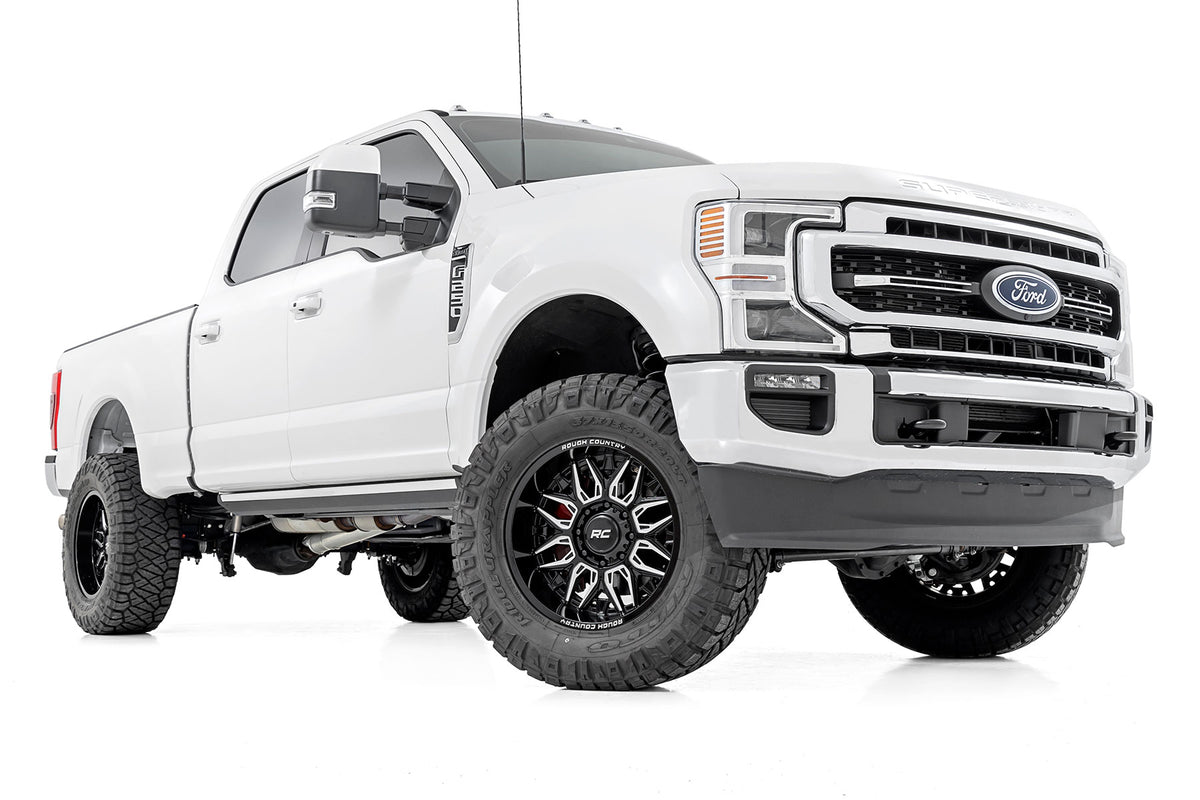 86 Series Wheel One-Piece Gloss Black 22x10 6x5.5 -25mm Rough Country