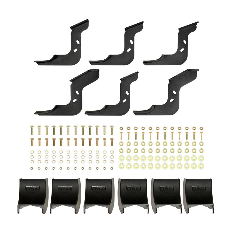 Westin 07-21 Toyota Tundra Double Cab AT6 Running Boards - Black